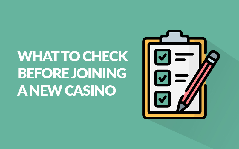 checklist for new casinos