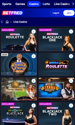 Casino mobile screenshot 2