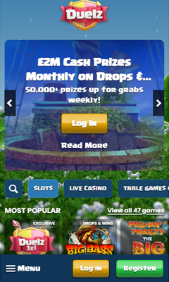 Casino mobile screenshot 1
