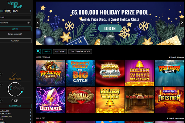 Casino desktop screenshot